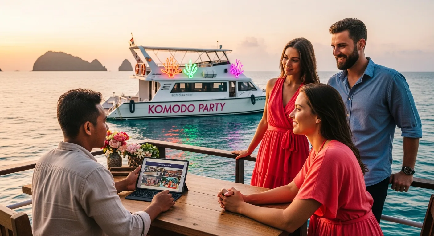 Contact Komodo Party Boat — Book Your Event